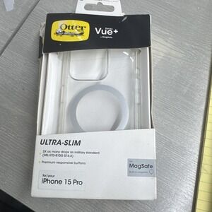 OtterBox Vue+ (MagSafe) Ultra Slim For iPhone 15 Pro - Clear